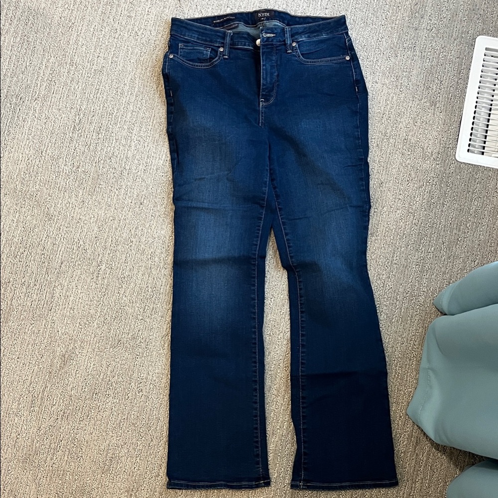 NYDJ Barbara Bootcut Jeans in Indigo Blue - Picture 2 of 4